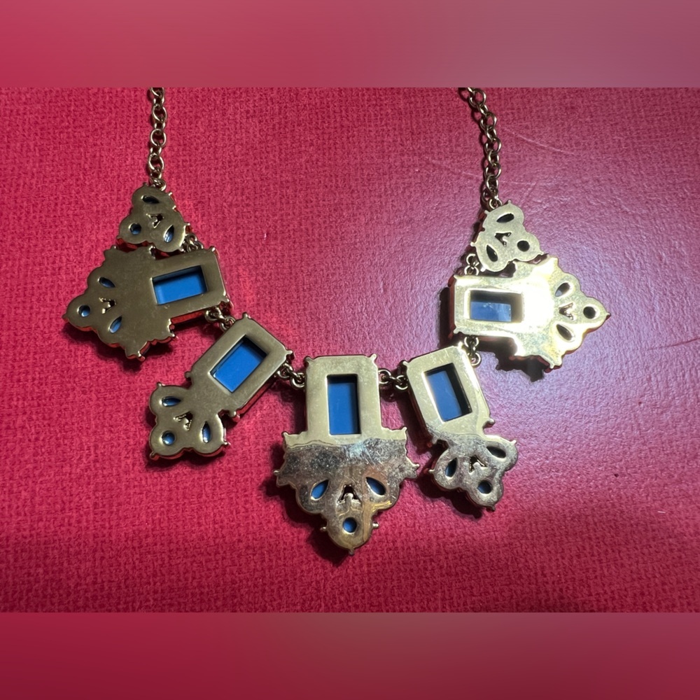Kate Spade Daylight Jewel Ocean Blue Necklace - Picture 5 of 7
